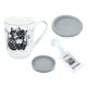 Kubek 375 ml - Travelling Cats Barcelona