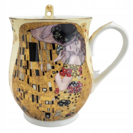 2 kubki z łyżeczkami 300 ml Gueen Isabell Gustav Klimt