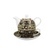 Czajniczek z filiżanką i spodkiem 350 ml W. MORRIS - ACANTHUS LEAVES 