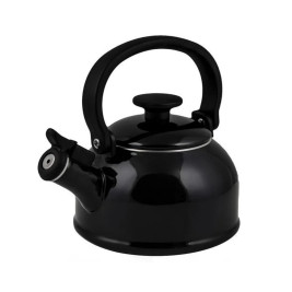 Czajnik emaliowany 1,6L | FORCHETTO "Retro Nero" Czarny