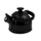 Czajnik emaliowany 1,6L | FORCHETTO "Retro Nero" Czarny