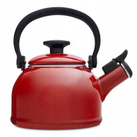 Czajnik emaliowany 1,6L | Forchetto "Retro Rosso" Czerwony