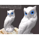 Sowa - symbol Ateny -alabaster grecki 15 cm