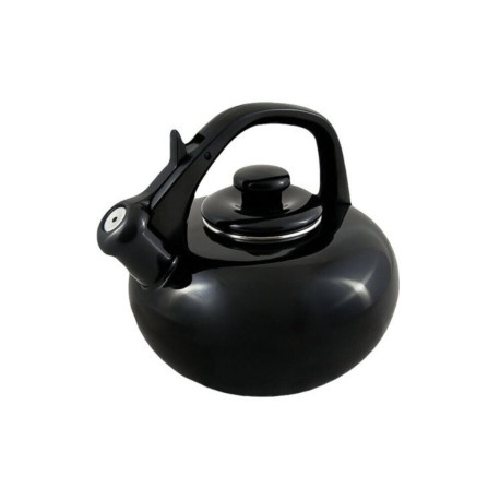 Czajnik emaliowany 2,5L | Forchetto "Luna Nero" Czarny