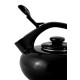 Czajnik emaliowany 2,5L | Forchetto "Luna Nero" Czarny