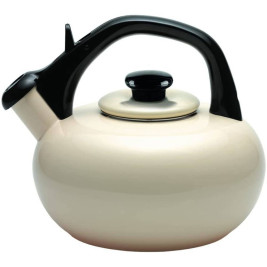 Czajnik emaliowany 2,5L | Forchetto "Luna Cremoso" Kremowy