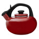 Czajnik emaliowany 2,5L | Forchetto "Luna Rosso" Czerwony