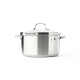 Stalowy garnek 24cm/5,7l z pokrywką | KitchenAid Proline
