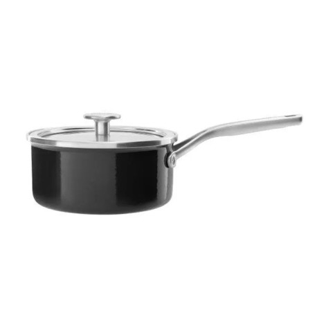 Rondel emaliowany 1,3L/16cm | KitchenAid Onyx Black
