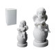 Aniołek siedzący na kuli - alabaster grecki 10 cm