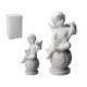 Aniołek siedzący na kuli- alabaster grecki 15 cm