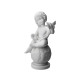 Aniołek siedzący na kuli- alabaster grecki 15 cm
