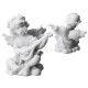 Aniołek grający na gitarze - alabaster grecki 9 cm