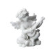 Aniołek grający na gitarze - alabaster grecki 9 cm
