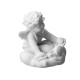 Aniołek na motorze - alabaster grecki 9 cm