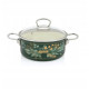 Garnek emaliowany z pokrywką 20cm/2,75L | Metalac "Golden Times"