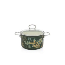 Garnek emaliowany z pokrywką 20cm/4L | Metalac "Golden Times"