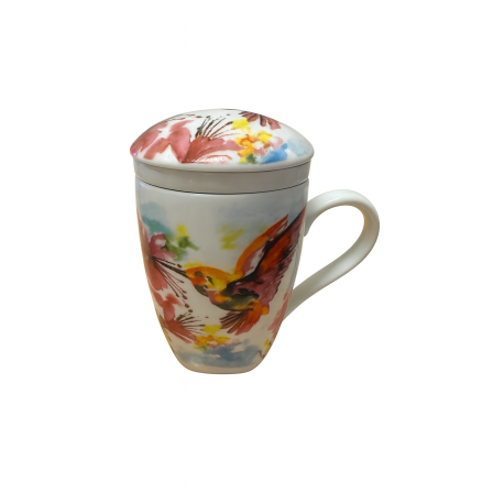 Kubek z zaparzaczem 300ml | Bogucice "Koliber"