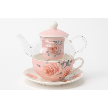 Tea for one z podstawką | Royal Garden
