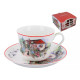 Filiżanka ze spodkiem | Carmani "Czerwony dworek"