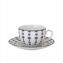 FIliżanka niska ze spodkiem | Bogucice "Flisty"