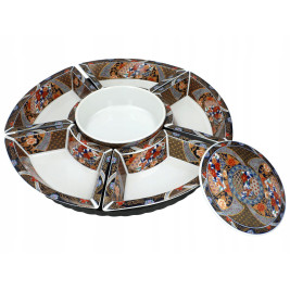 Obrotowe naczynie ceramiczne do serwowania przekąsek - Lazy Susan