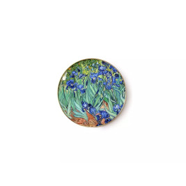 Obrazek okrągły - V. van Gogh "Irysy" (CARMANI)