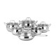 Zestaw Garnków ze stali nierdzewnej 11 el. | NOIS Luna