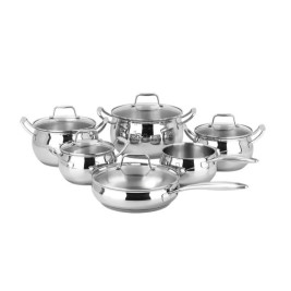 Zestaw Garnków ze stali nierdzewnej 11 el. | NOIS Luna