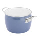 Zestaw 4 garnków emaliowanych | Altom "Balbina" niebieskie