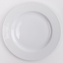 Komplet talerzy dla 6 osób/18 elementy | WAZA Biała Koronka