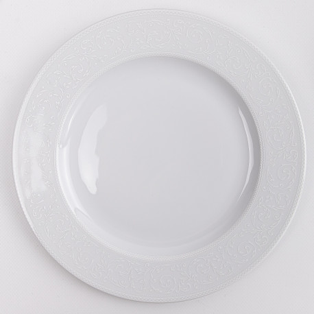 Komplet talerzy dla 6 osób/18 elementy | WAZA Biała Koronka