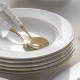 Serwis obiadowy dla 12 osób/42 elementy | WAZA Złoty Pasek