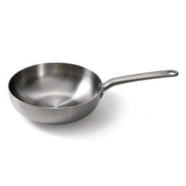 Patelnia wok ze stali nierdzewnej 28cm| Skottsberg Stainless Steel