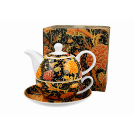 Czajniczek z filiżanką i spodkiem 350 ml W. MORRIS - CRAY FLORAL