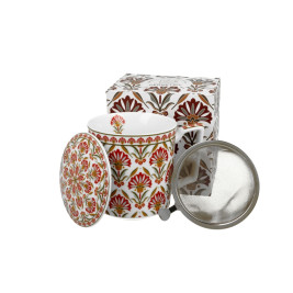 Kubek z zaparzaczem 400 ml | Duo „Carnatio”