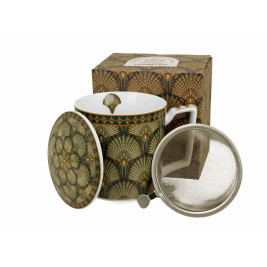 Kubek z zaparzaczem 400 ml | DUO „Verdigo”