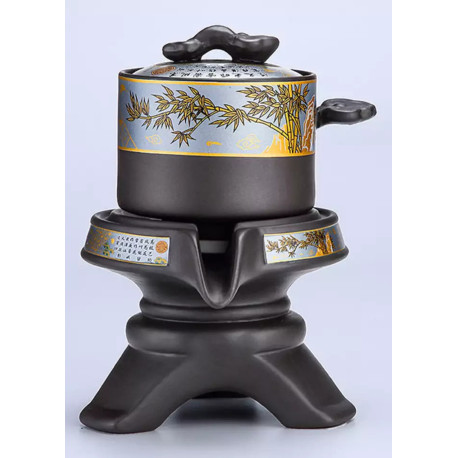 Czajniczek ceramiczny z podgrzewaczem