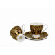 2 filiżanki espresso ze spodkami |DUO "TREE OF LIFE, G. KLIMT"