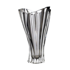 Wazon kryształowy 320mm | Bohemia Plantica grey