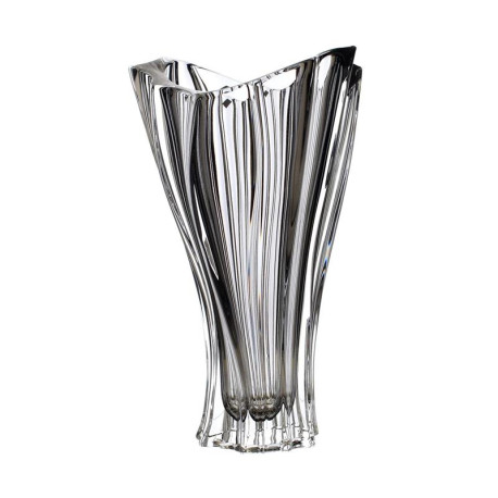 Wazon kryształowy 320mm | Bohemia Plantica grey