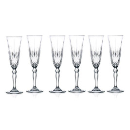 Komplet 6 kieliszków do szampana 160ml | RCR Melodia