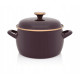 Garnek emaliowany z pokrywką 20cm/4,2L | Metalac "Bordeaux princ"