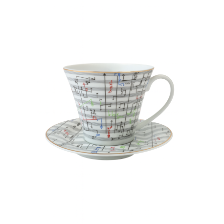 Kubek 300 ml ze spodkiem | Bogucice "Krzysztof Penderecki"