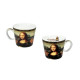 Filiżanka espresso 100ml - L. da Vinci, Mona Lisa (CARMANI)