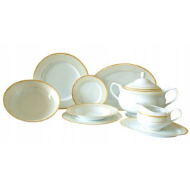 Serwis obiadowy dla 12 osób Agawa gold
