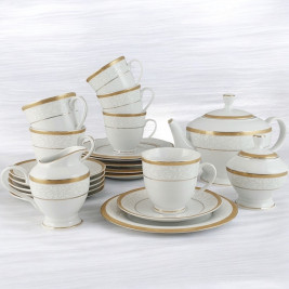 Serwis do herbaty dla 12 osób | Bogucice "Geos Gold"
