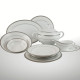 Serwis obiadowy dla 12 osób Geos platin