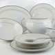 Serwis obiadowy 12 osobowy/42 sztuk | Bogucice NEW HOLLIS PLATIN CLASSIC
