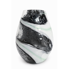 Wazon szklany dekoracyjny wys. 28cm | Krosno